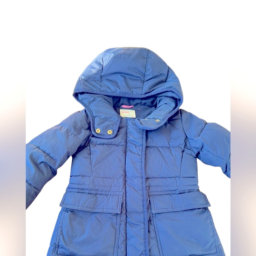 Navy JCrew/ Crew Cuts Puffer Coat
